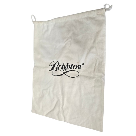 Brighton Woven Straw Satchel Womens Purse Leather Trim Ruth Style Heart Charm - Picture 12 of 12